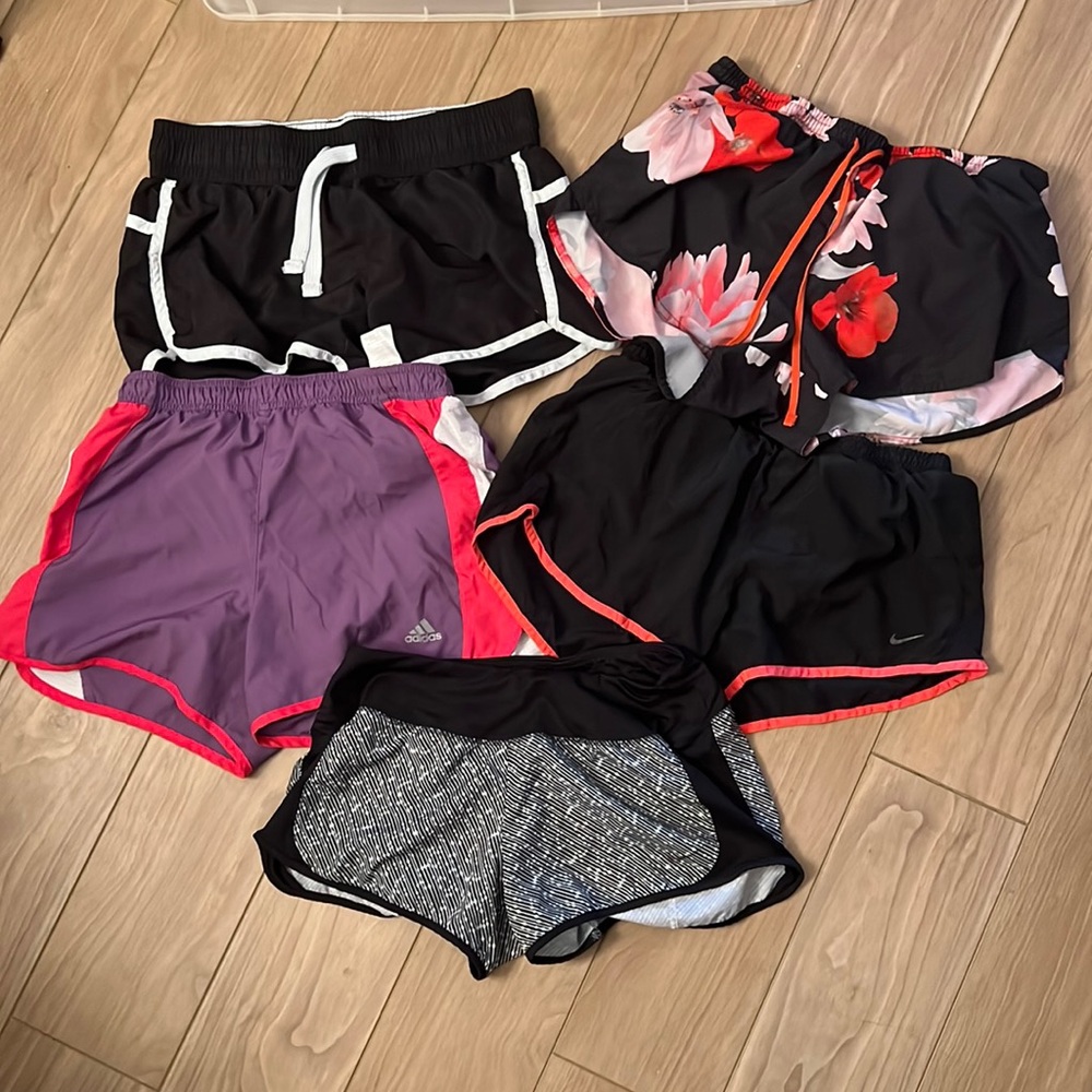 Bundle Athletic Shorts- 5 Pairs (Various Sizes)